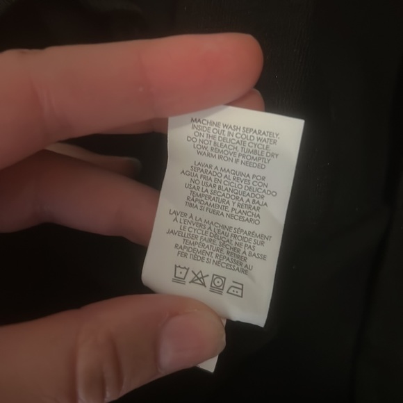 Cabi 3099 Black Overlay Pencil Skirt Size 6 - Picture 8 of 8